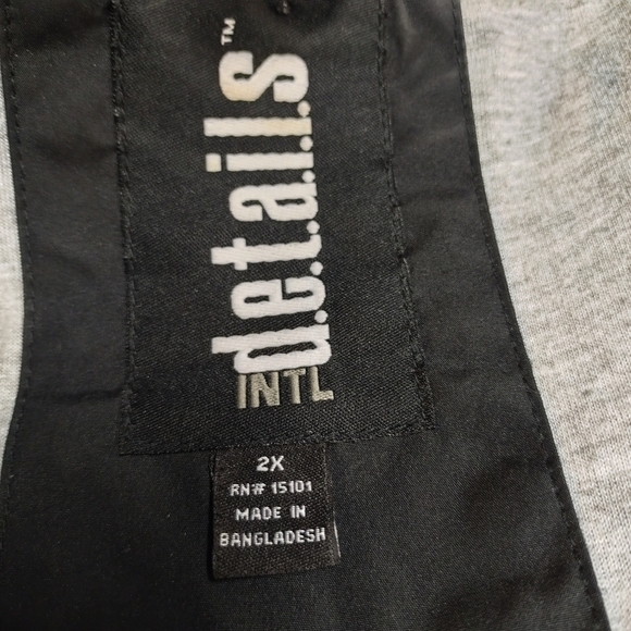 INTL Details Parka Jacket Women's Black Jacket Size 2X - Picture 8 of 9